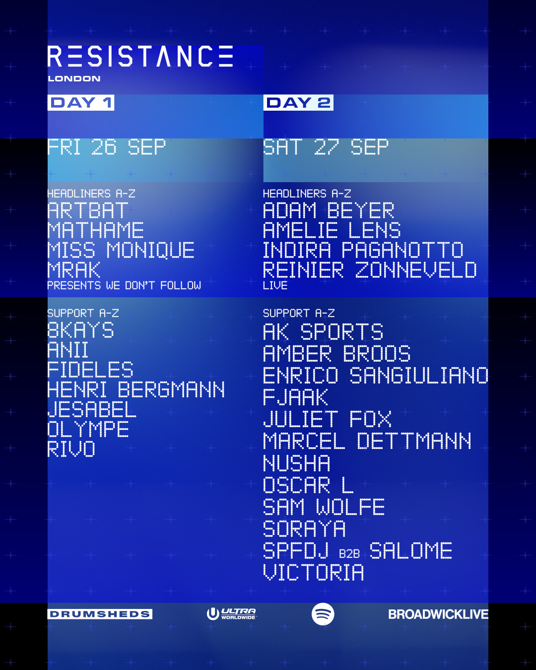 Resistance London - Drumsheds - 26 Sep 2025