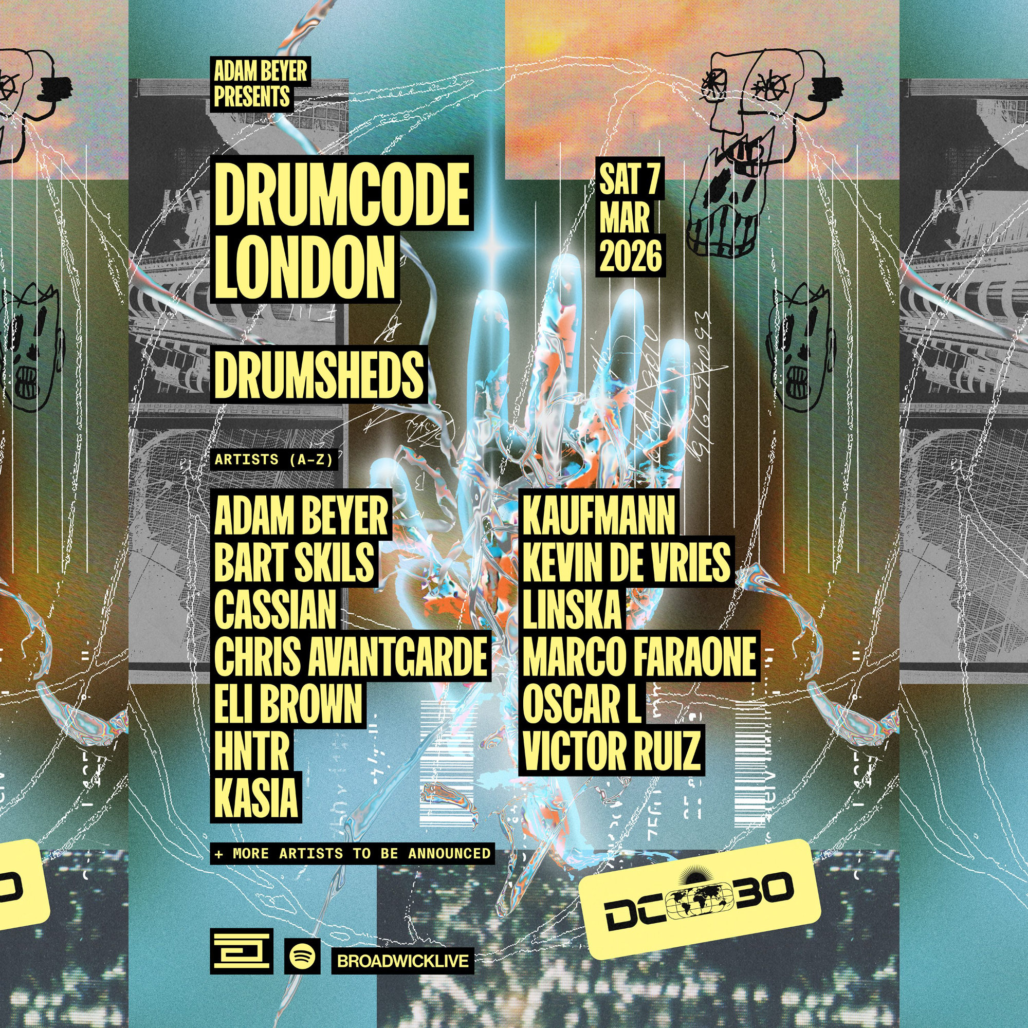 DRUMCODE | DRUMSHEDS | 7 MARCH - Drumsheds - 07 Mar 2026