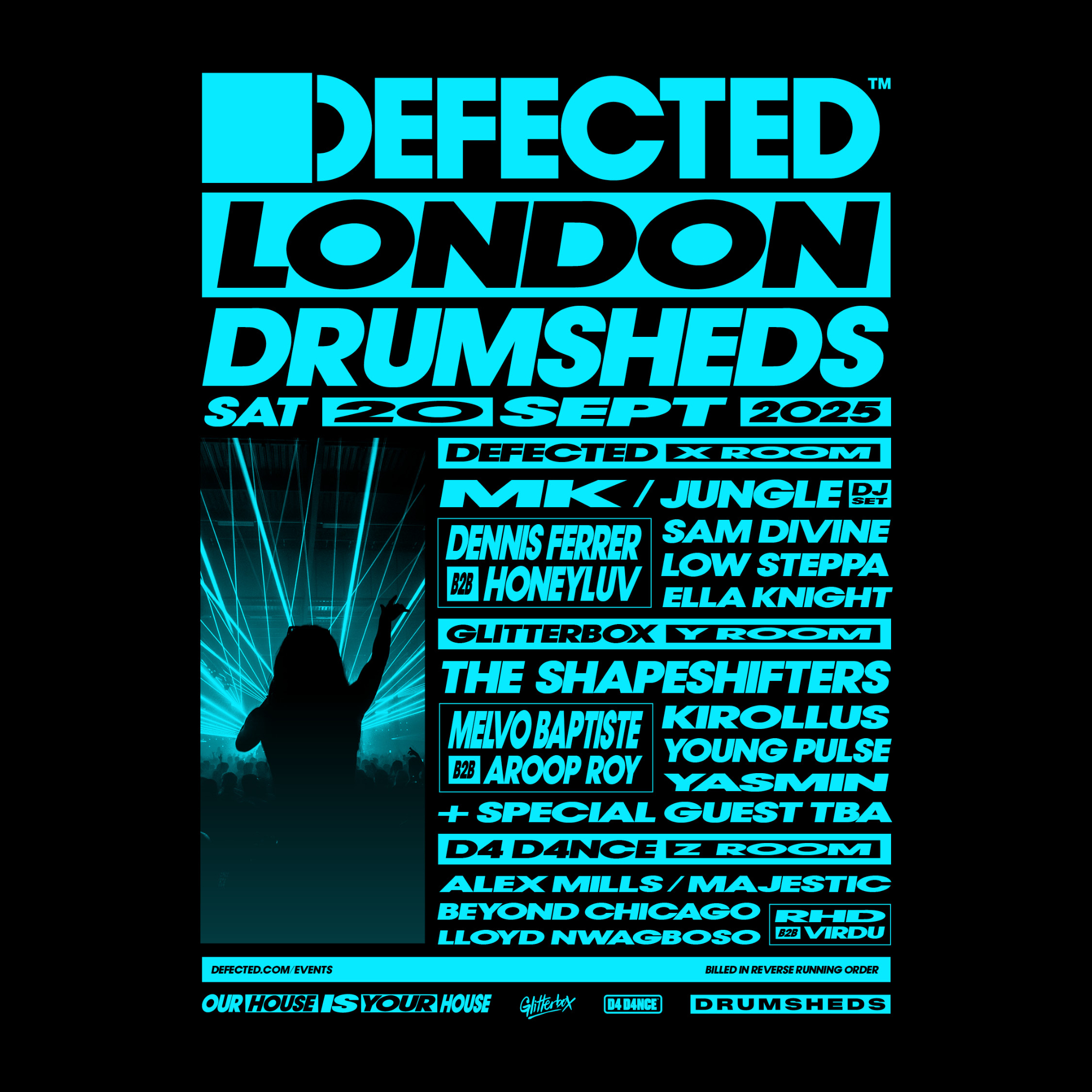 Defected London - Drumsheds - 20 Sep 2025