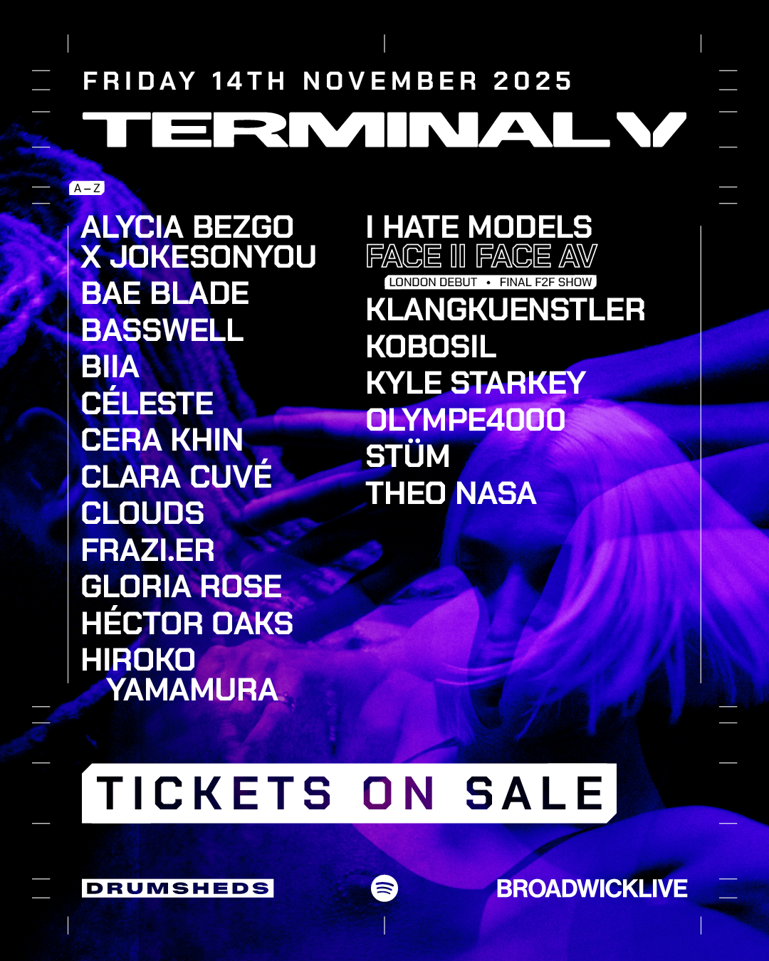 TERMINAL V | LONDON | 14 NOV - 14 Nov 2025