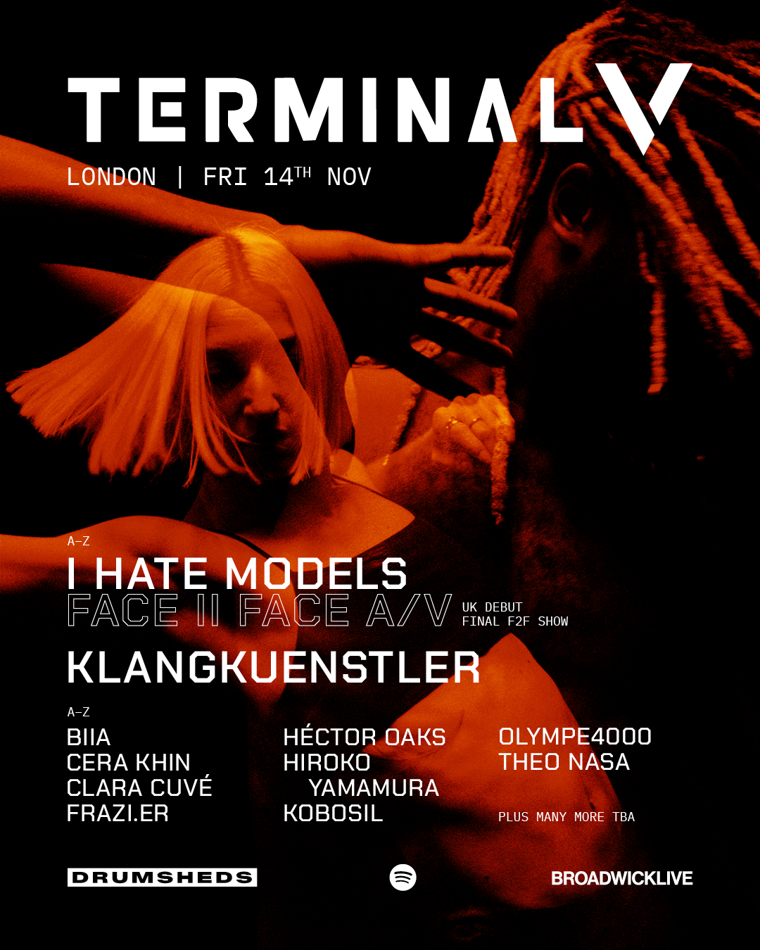 TERMINAL V | LONDON | 14 NOV - 14 Nov 2025